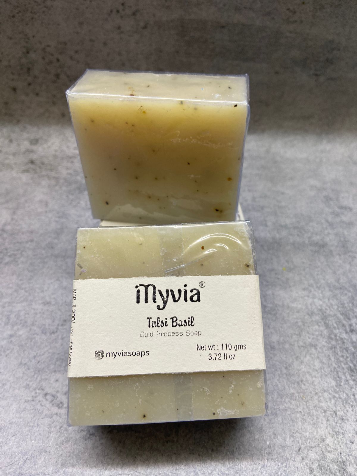 Tea Basil Cold Process Soap Pack of 4