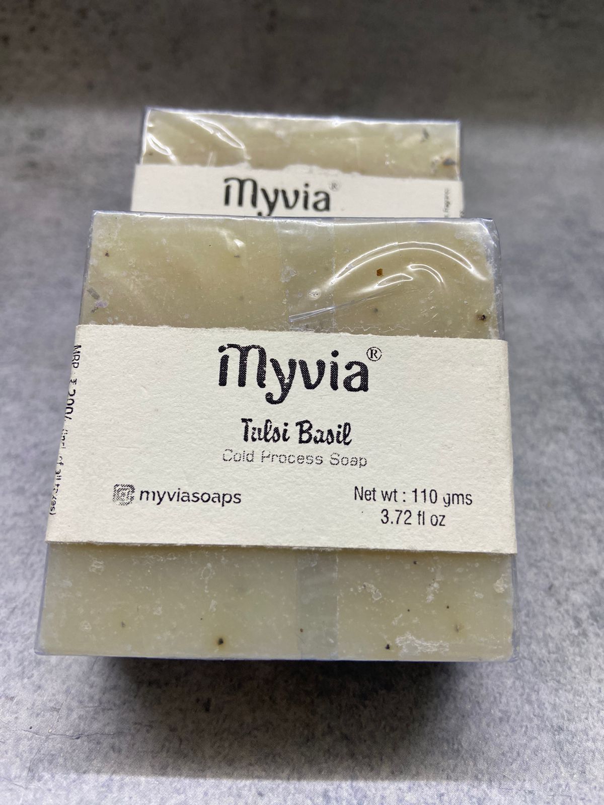 Tea Basil Cold Process Soap Pack of 4