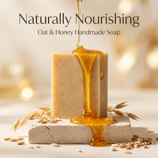 Oat Honey Cold Process Soap Pack of 2