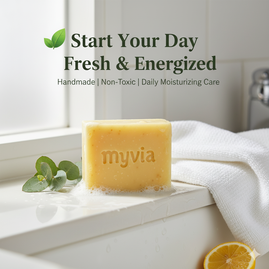 Lemon Grass Cold Process Soap Pack of 2