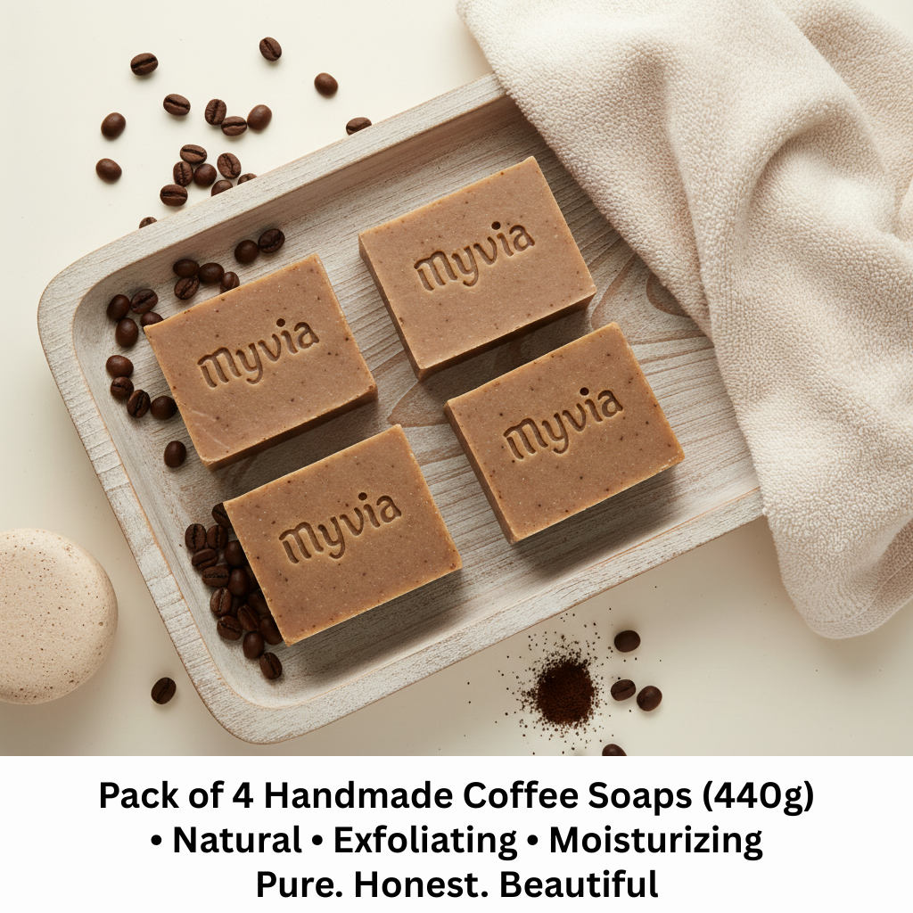 Coffee Cold Process Soap Pack Of 2