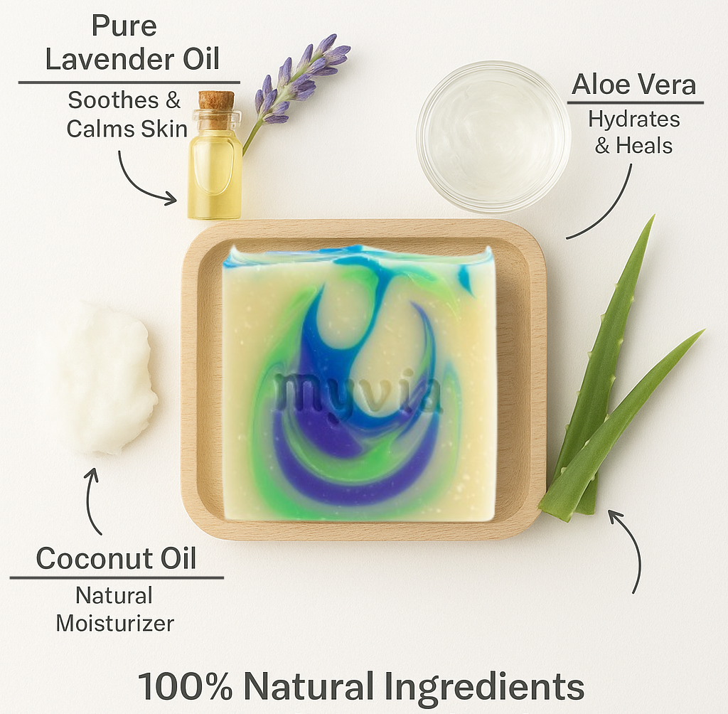 Lavender Cold Process Soap Pack of 2